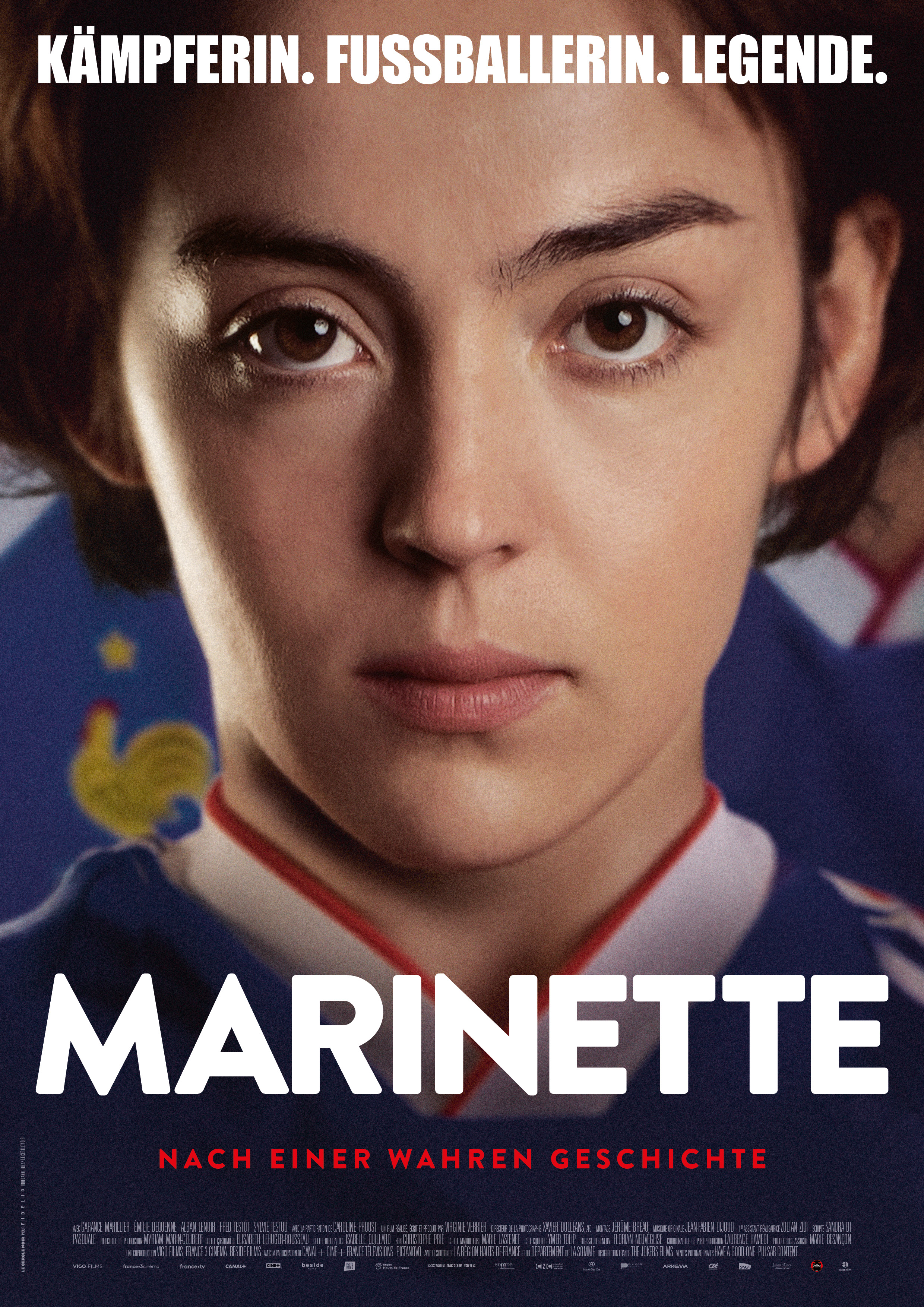 Cover zum Film: Marinette - Die wahre Erfolgsgeschichte einer Frau, die über sich hinauswächst und entgegen aller Widerstände zur Pionierin des Frauenfußballs wird.