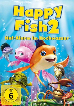 Original-Filmposter Happy Fish 2 - Hai-Alarm im Hochwasser